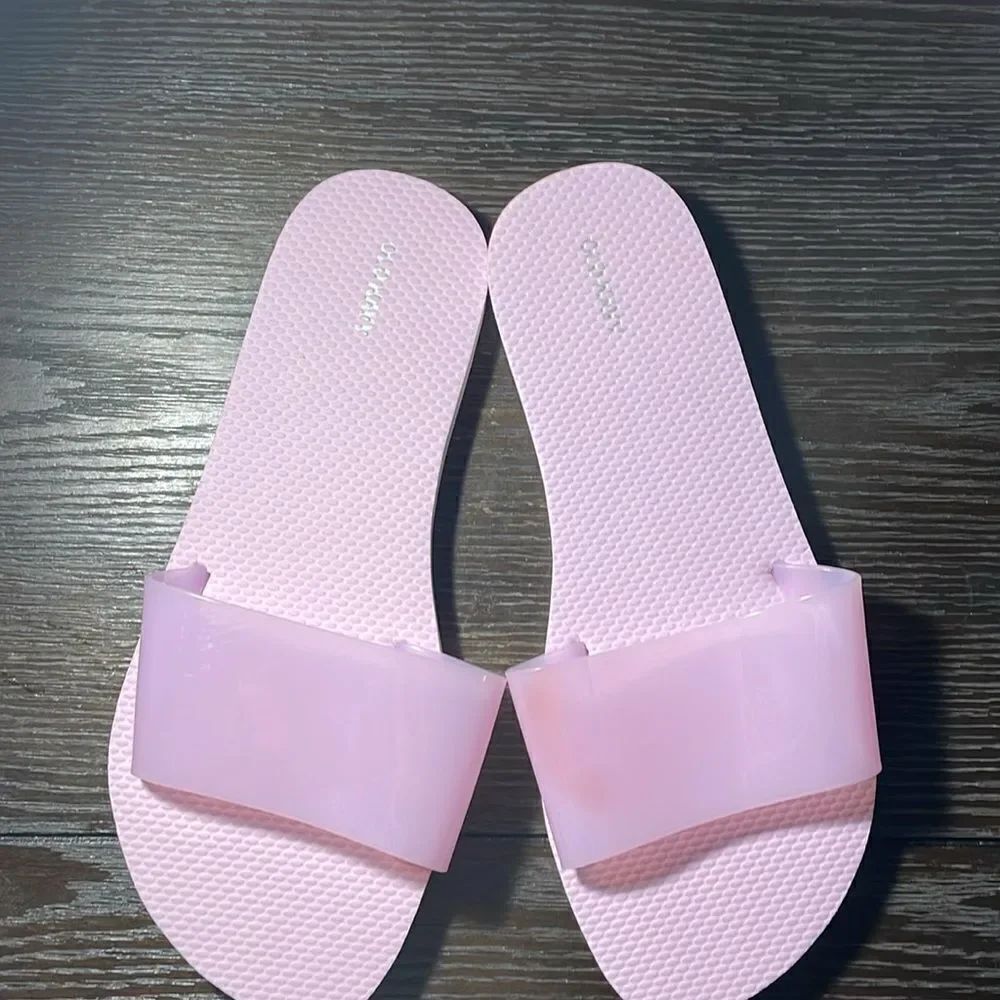 Stylish Pink Slide Sandals